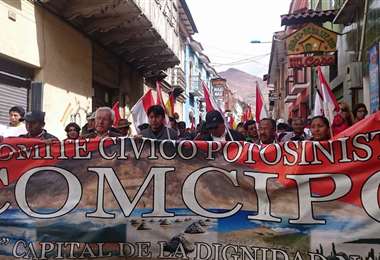 Tarija y Potosí organizan acciones en defensa de la democracia. Foto: Archivo