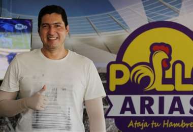 Pollo Arias sigue con su proyecto empresarial. Foto: Ricardo Montero
