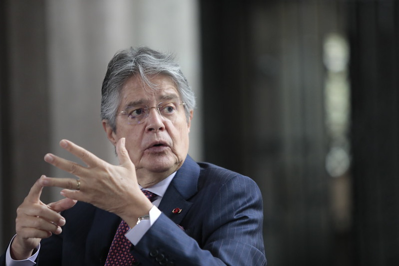 El presidente Guillermo Lasso aseguró que no pactó con el correísmo. (Foto: Eduardo Santillán Trujillo/Presidencia de la República)