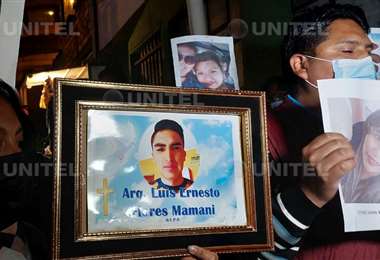 Familiares de Luis Ernesto Flores Mamani piden justicia 