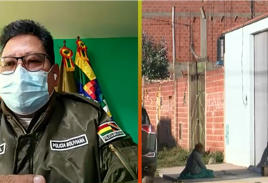 Comandante regional de la Policía de El Alto, Cnl. Óscar Ruiz,