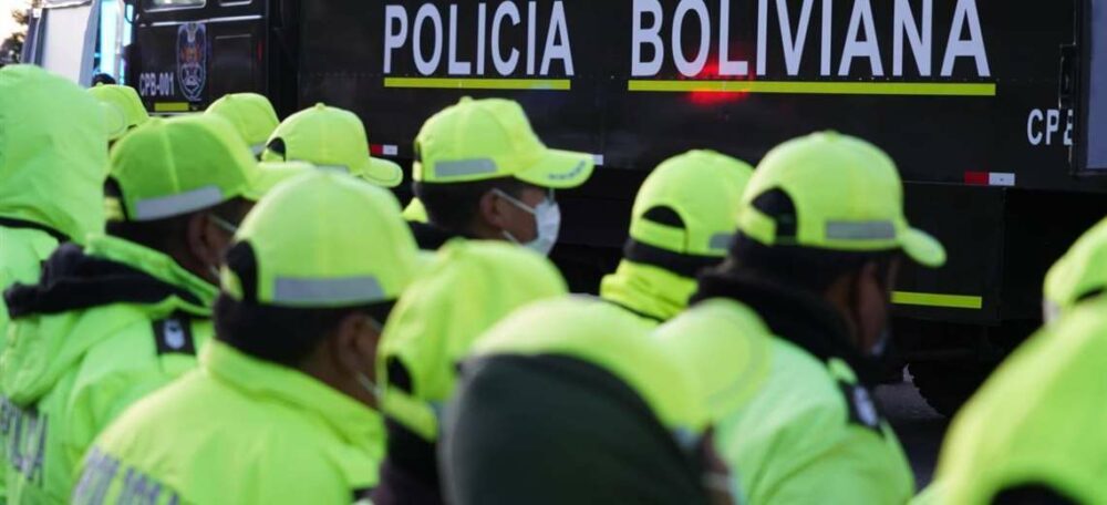 Foto referencial de la Policía boliviana 
