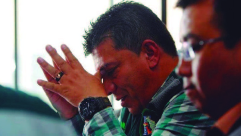 Aramayo en coma tras 7 años preso por denunciar corrupción en el Fondioc