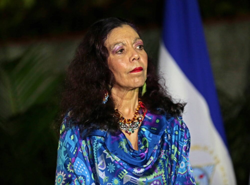 La vicepresidenta y portavoz oficial, Rosario Murillo, afirmó que "fue un sismo muy fuerte” (EFE/Jorge Torres /Archivo)