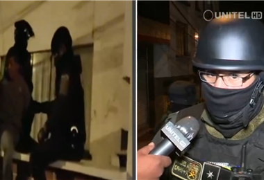 La Policía capturó a dos antisociales en La Paz 