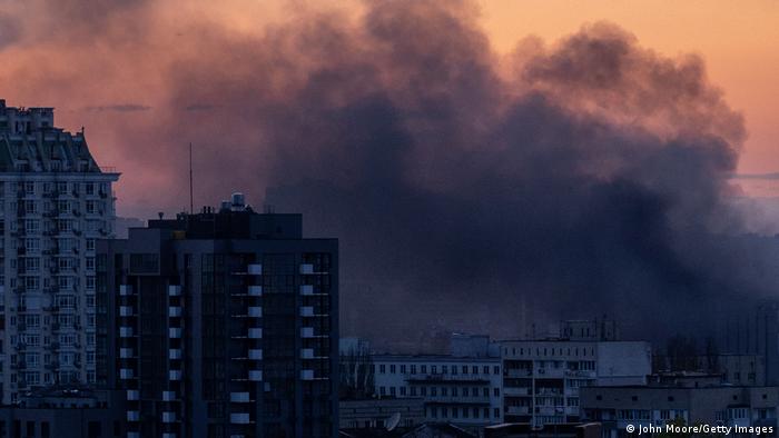 Ukraine | Rauchwolken in Kiew nach Explosionen