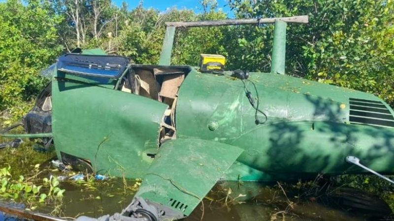 Cae un helicóptero con 500 kilos de droga en un monte de San Ignacio de  Velasco – eju.tv