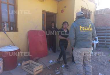 Policías proceden a llevar a Luz Gabriela a La Paz 