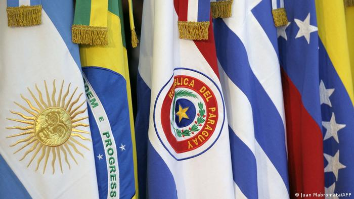 Banderas del Mercosur.