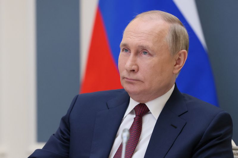 Foto del jueves del Presidente ruso, Vladimir Putin, en una videoconferencia en Moscú May 26, 2022. Sputnik/Mikhail Metzel/Pool via REUTERS