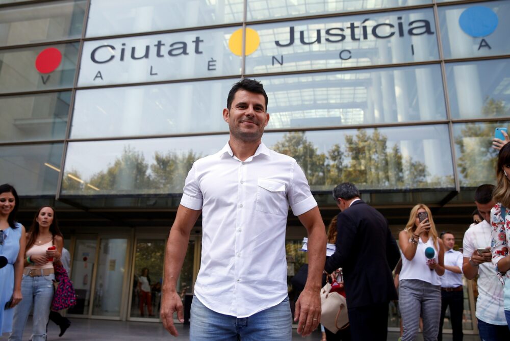 Javier Sánchez Santos, a su llegada Ciudad de la Justicia en Valencia. EFE/Kai Försterling/Archivo 