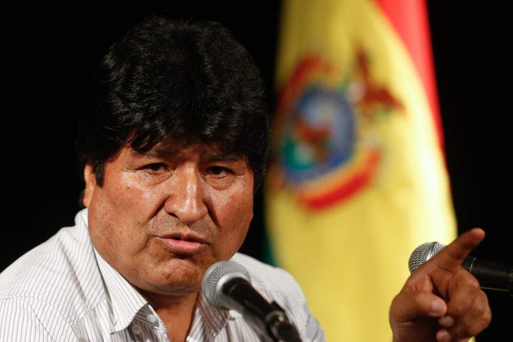 El expresidente de Bolivia, Evo Morales. EFE/Juan Ignacio Roncoroni 