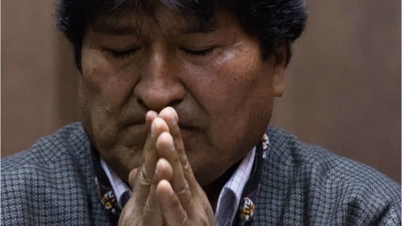 El expresidente Evo Morales, quien también es líder del MAS. 24 HORAS