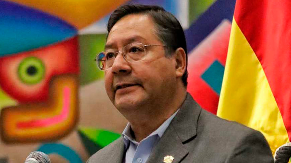 Luis Arce, presidente de Bolivia. TOMADA DE ERBOL