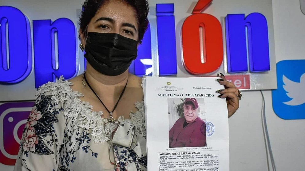 Paola Barriga, una de las hijas de Édgar Barriga, el adulto mayor desaparecido en Cochabamba. DICO SOLÍS