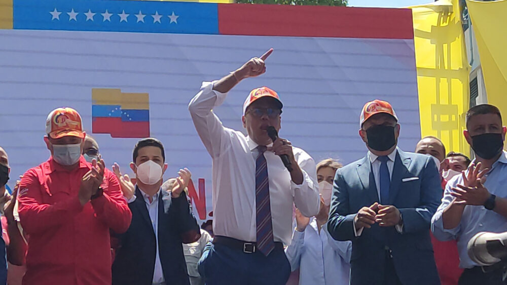 Jorge Rodríguez, presidente de la Asamblea Nacional chavista, también exigió la devolución del avión venezolano-iraní (@Asamblea_Ven)