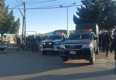 La Policía arresta a cocaleros en Villa El Carmen (Foto: Juan Carlos Barrionuevo- Unitel)