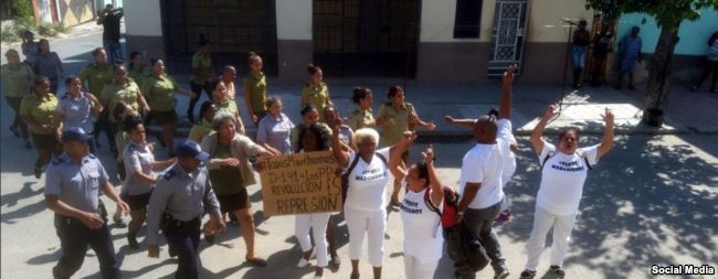 La Comisión Interamericana de Derechos Humanos solicitó el ingreso a Cuba para verificar la situación de las Damas de Blanco (Foto: Martí Noticias)