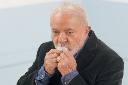 Luiz Inácio Lula da Silva, este domingo tras votar en São Paulo.