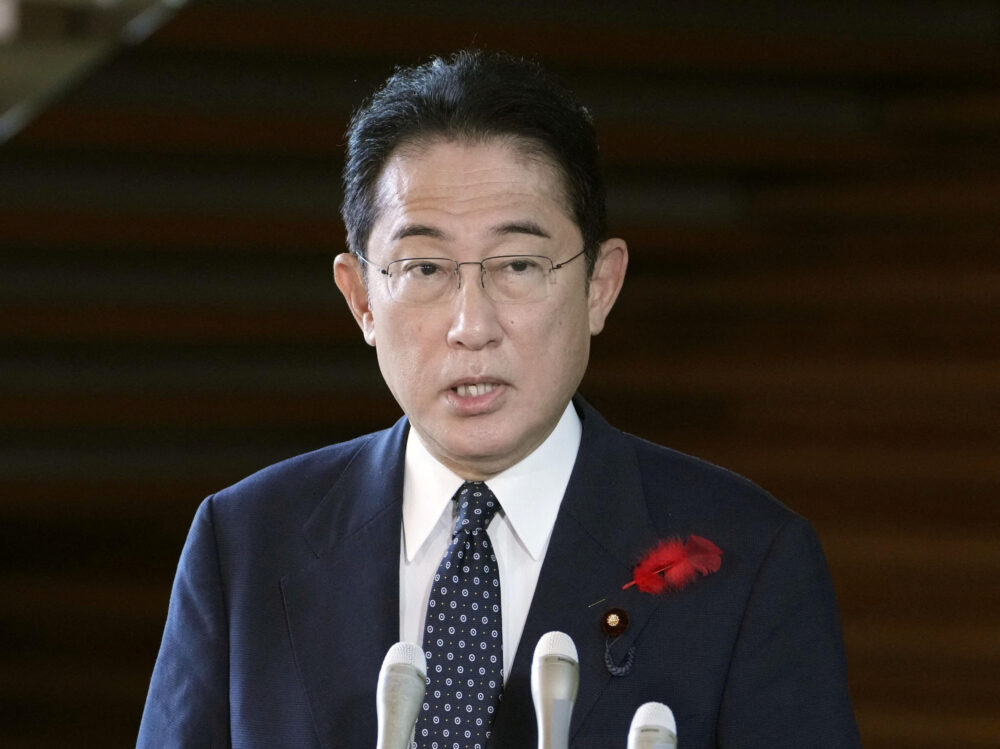 El primer ministro de Japón, Fumio Kishida