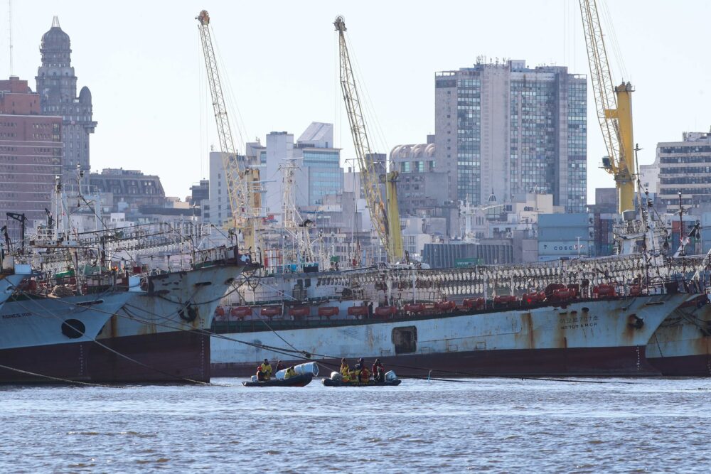 En la imagen, el Puerto de Montevideo. EFE/Federico Anfitti/Archivo 