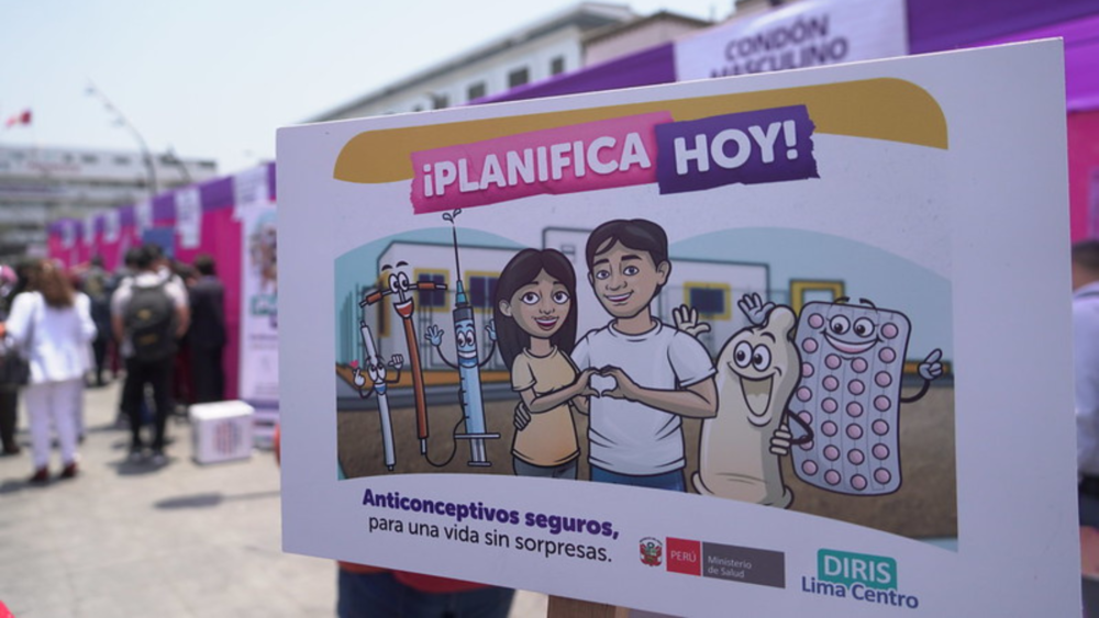 Solo el 57% de las peruanas utiliza un método anticonceptivo