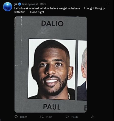 El mensaje de Kanye West sobre Chris Paul en Twitter