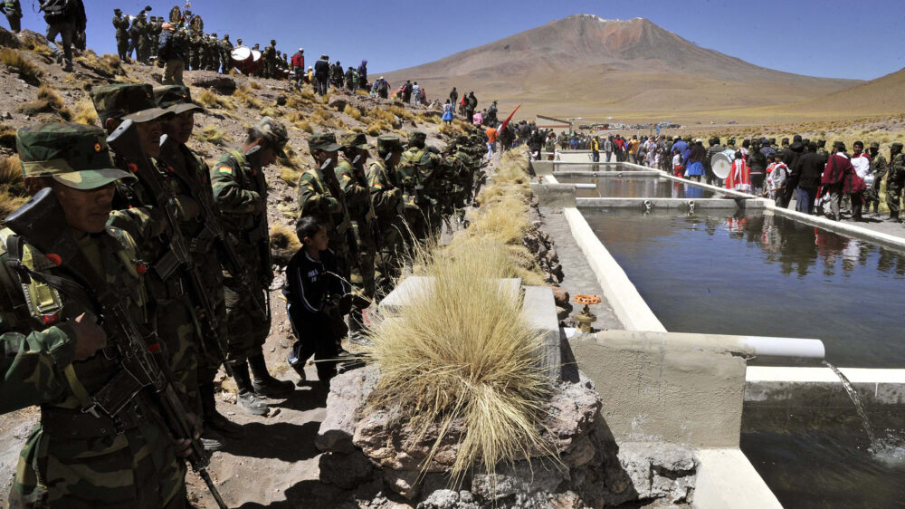 La región donde circula el río Silala, en disputa entre Chile y Bolivia (Aizar RALDES / AFP / Archivo)