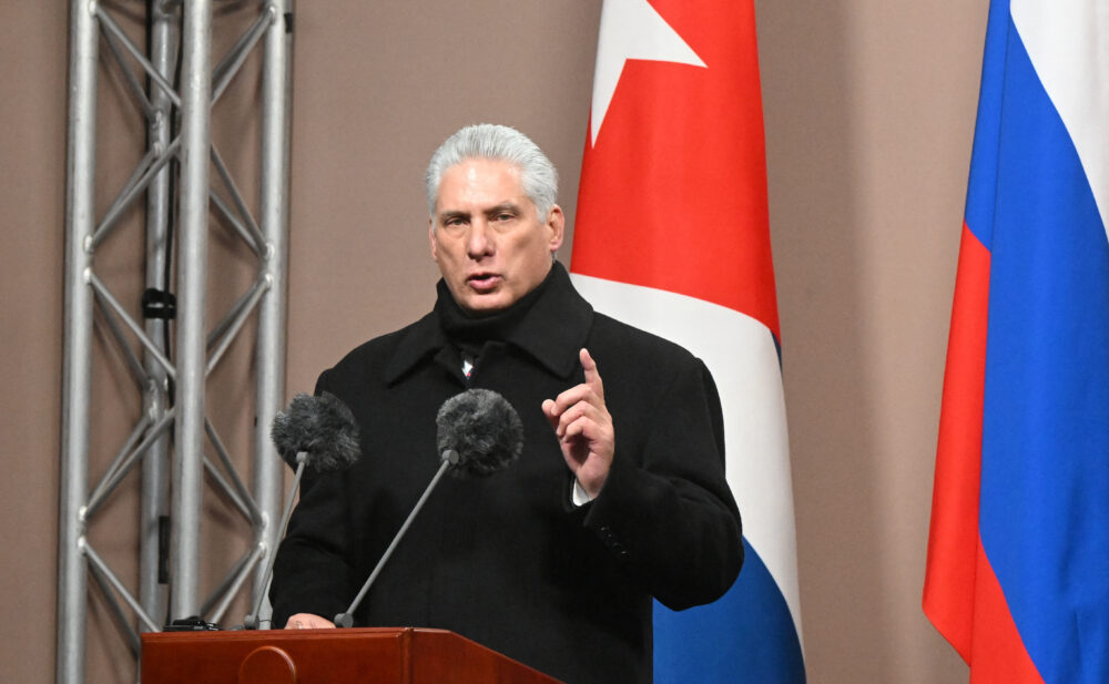 El dictador dubano Miguel Diaz-Canel (Reuters)