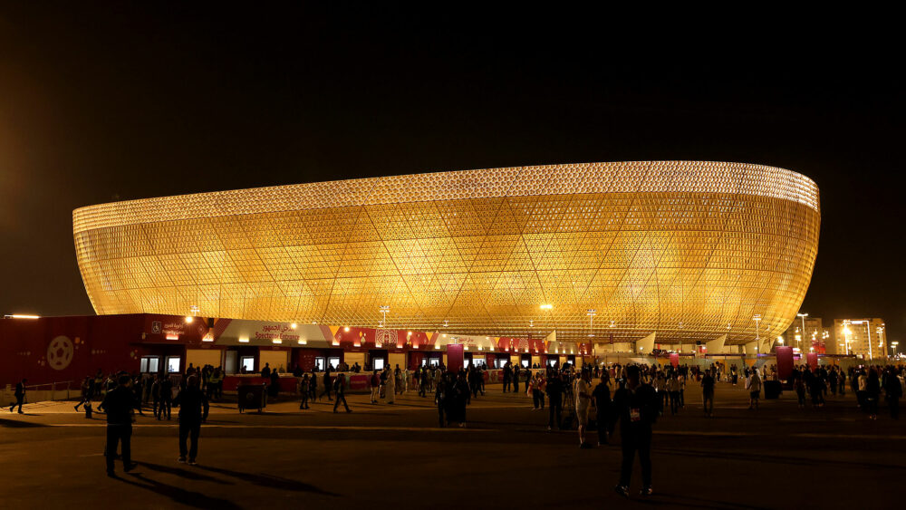  Lusail Stadium, uno de los estadios más lujosos del mundo (Photo by Catherine Ivill/Getty Images)