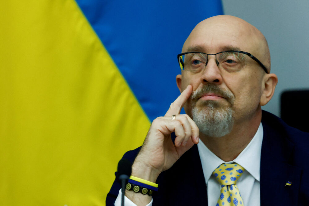 El ministro de Defensa ucraniano Oleksiy Reznikov (REUTERS/Yves Herman)