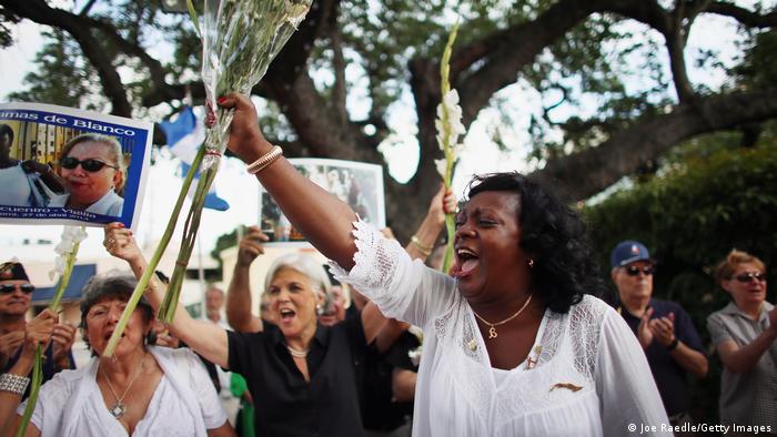 Berta Soler, cofundadora del colectivo Damas de Blanco en Cuba
