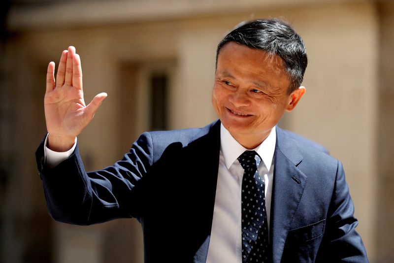 FOTO DE ARCHIVO. Jack Ma, multimillonario fundador de Alibaba Group, llega a la una cumbre en París, Francia. 15 de mayo de 2019. REUTERS/Charles Platiau