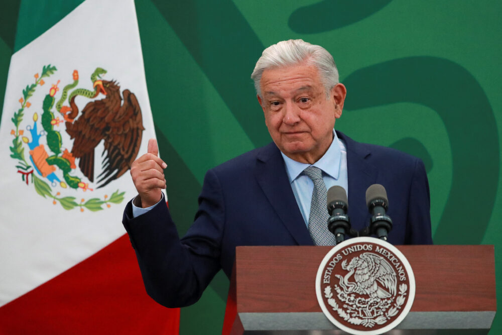 El presidente Andrés Manuel Lopez Obrador responsabilizó a los fabricantes de armas de EEUU de las miles de muertes de mexicanos (Foto: REUTERS/Henry Romero)