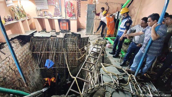 Indien, Indore | Tempelboden eingestürzt