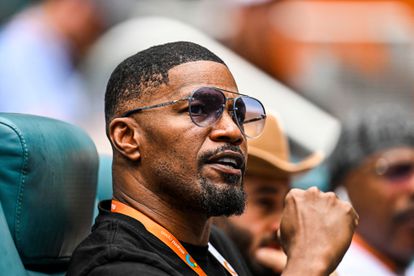 El actor estadounidense Jamie Foxx en un partido del Miami Open en Florida, en marzo de 2023.