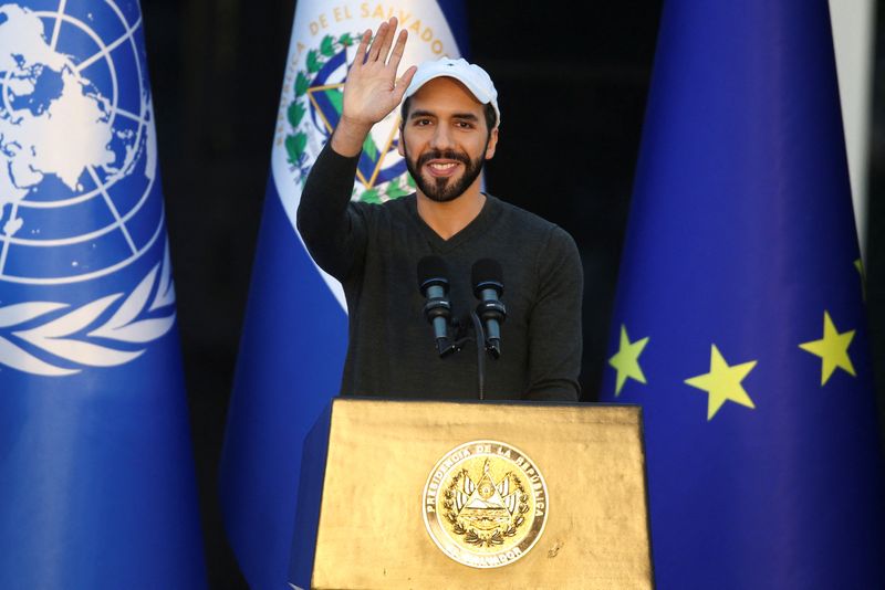 Foto de archivo del mandatario salvadoreño Nayib Bukele (REUTERS)