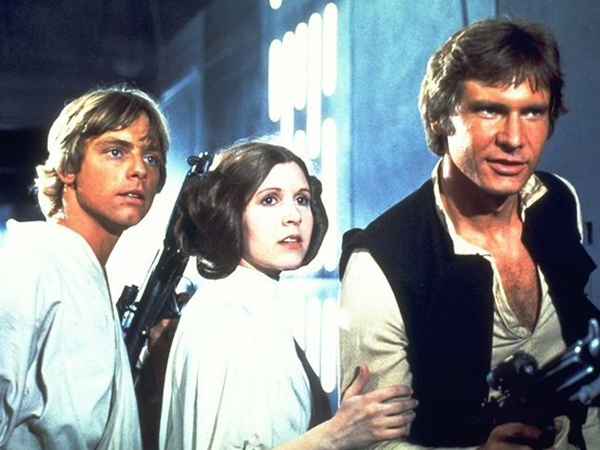 Luke Skywalker y Leia Organa, mellizos de la senadora Padmé Amidala en las primeras películas de Star Wars