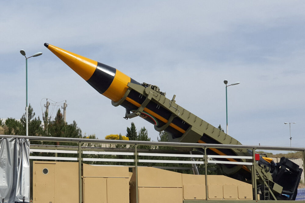 El misil presentado por Irán (WANA/Reuters)