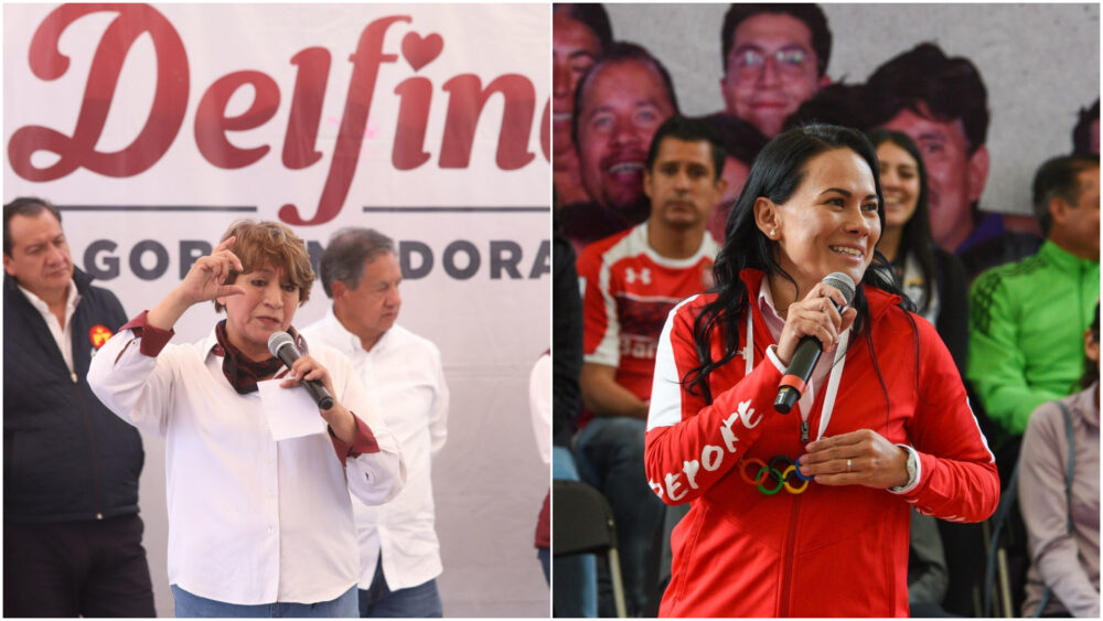 Alejandra del Moral y Delfina Gómez fueron las dos únicas candidatas a la gubernatura del Edomex (Cuartoscuro)