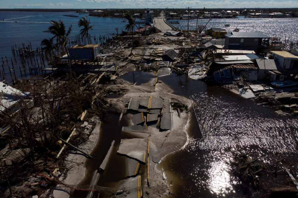 El huracán Ian fue el que más daños materiales causó en la historia del estado de Florida (REUTERS/Marco Bello)