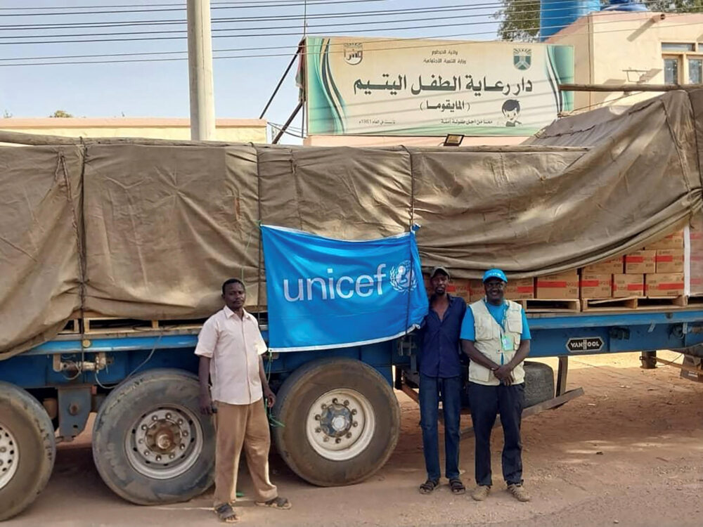 UNICEF ya había enviado ayuda al orfanato (Nazim Hassan/Handout via REUTERS)