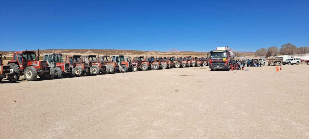 YPFB abastece con 120.000 litros de diésel oíl a productores de quinua del altiplano sur de Potosí