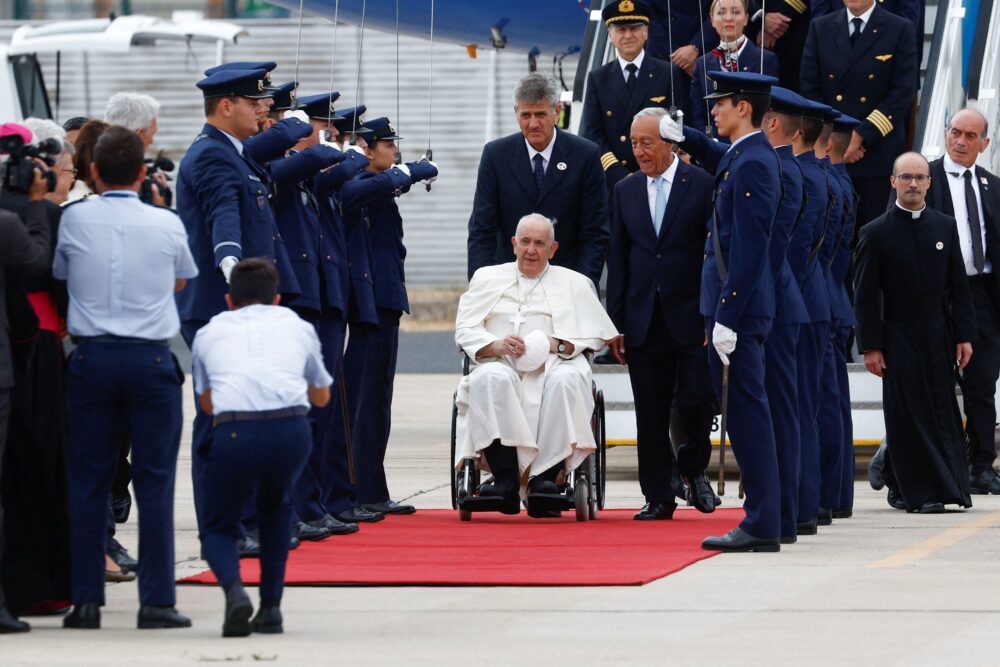 El papa Francisco llegó a Portugal para participar en la Jornada