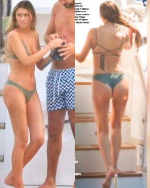 Clara Ch a fue fotografiada por primera vez en bikini durante sus