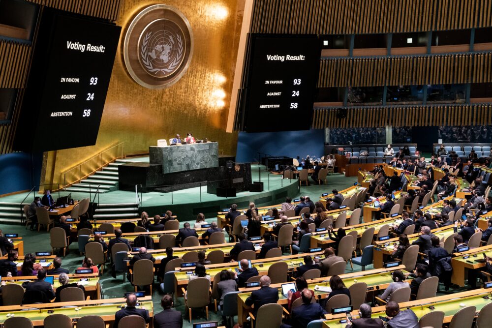 Con la mirada puesta en la invasión a Ucrania y sus consecuencias mundiales comienza la 78ª Asamblea de la ONU. (AP/ARCHIVO)