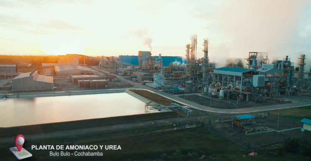 Segunda planta de urea será construida en Santa Cruz con $us 2.500 millones de inversión 