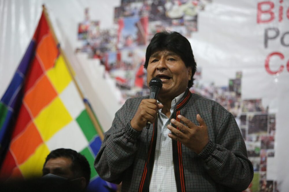 EL EX PRESIDENTE DE BOLIVIA, EVO MORALES. FOTOS: LEONARDO CUITO / GEC