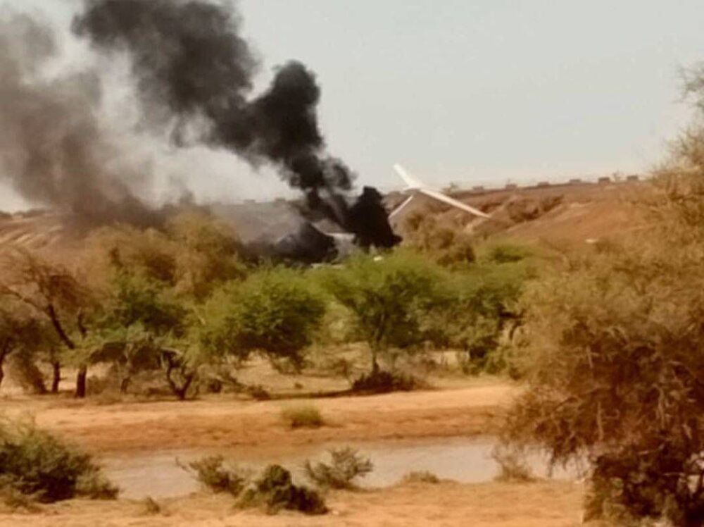 Una foto tomada por testigos presenciales tras el accidente