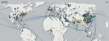 Este mapa online de emisiones de CO2 te muestra los 72.000 mayores contaminantes del mundo (y te permite comparar sus datos)